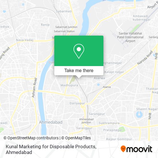 Kunal Marketing for Disposable Products map