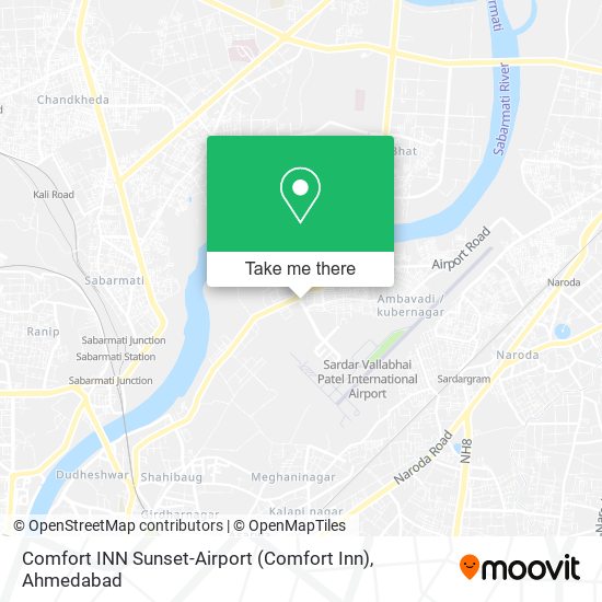 Comfort INN Sunset-Airport (Comfort Inn) map