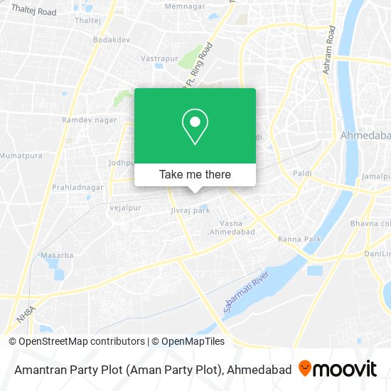 Amantran Party Plot (Aman Party Plot) map