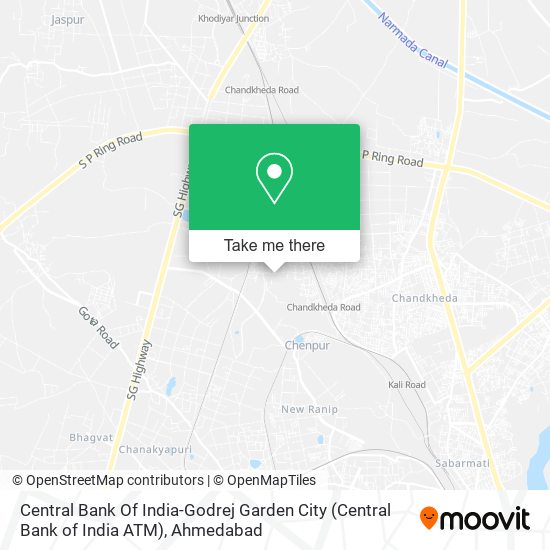 Central Bank Of India-Godrej Garden City (Central Bank of India ATM) map