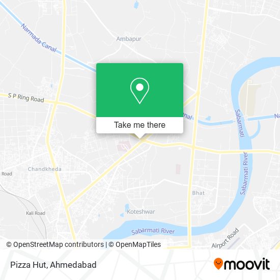 Pizza Hut map