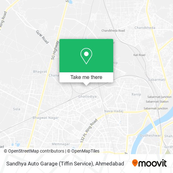 Sandhya Auto Garage (Tiffin Service) map