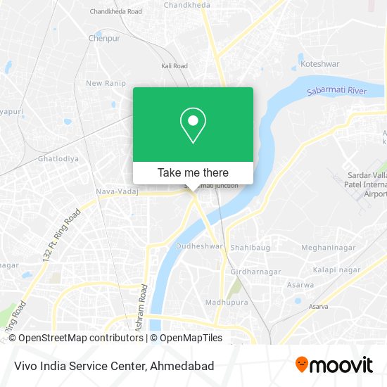 Vivo India Service Center map