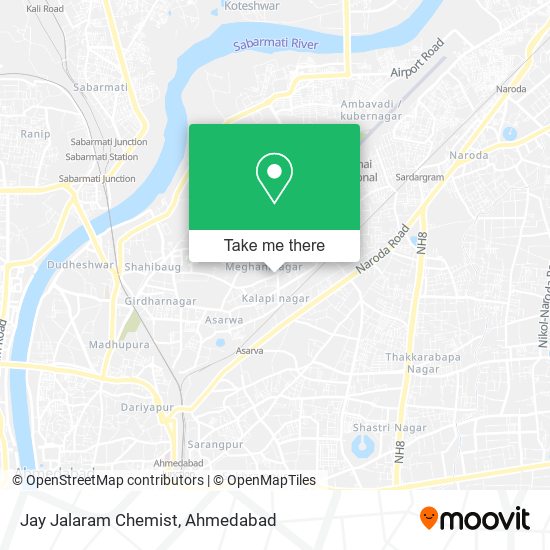 Jay Jalaram Chemist map