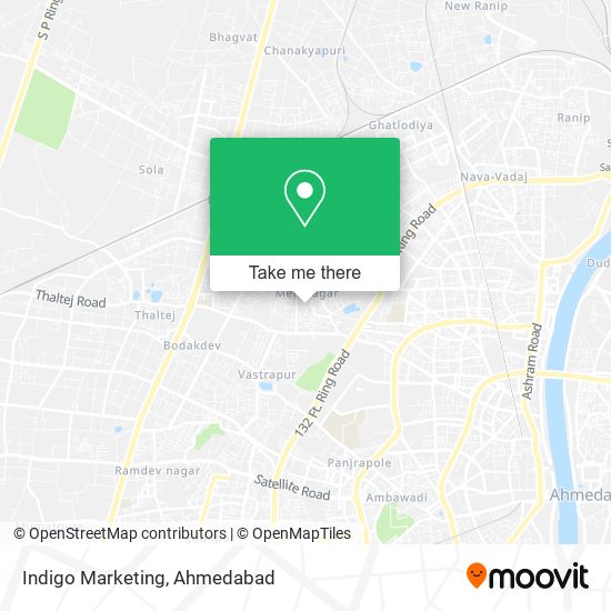 Indigo Marketing map