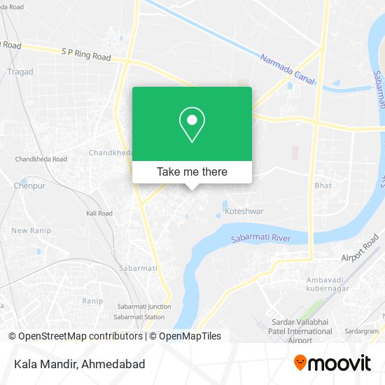 Kala Mandir map