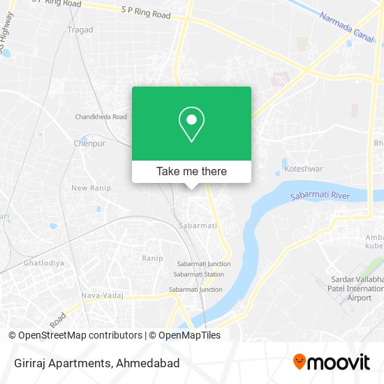 Giriraj Apartments map