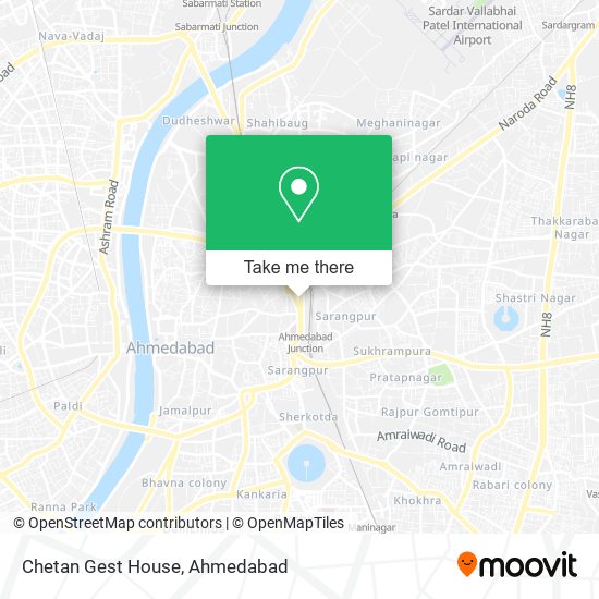 Chetan Gest House map