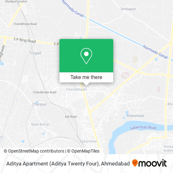 Aditya Apartment (Aditya Twenty Four) map