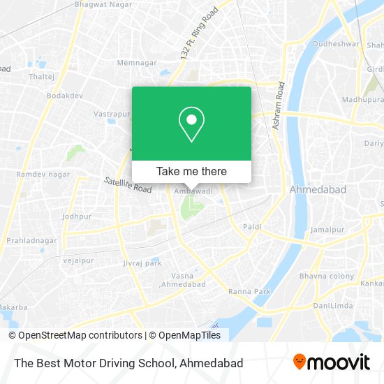 The Best Motor Driving School map