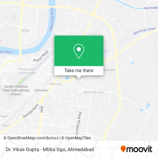 Dr. Vikas Gupta - Mbbs Dgo map