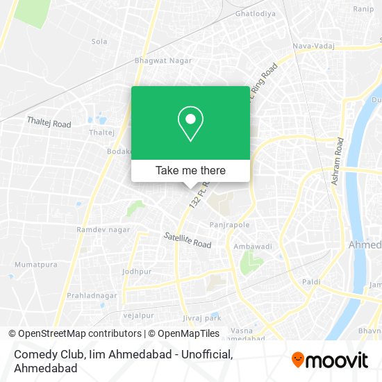 Comedy Club, Iim Ahmedabad - Unofficial map