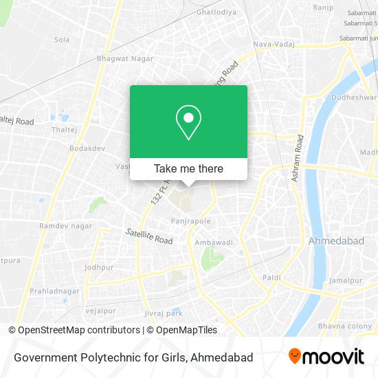 Government Polytechnic for Girls map