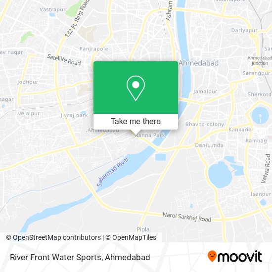 River Front Water Sports map