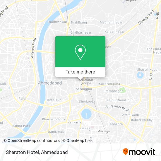 Sheraton Hotel map