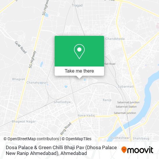 Dosa Palace & Green Chilli Bhaji Pav (Dhosa Palace New Ranip Ahmedabad) map