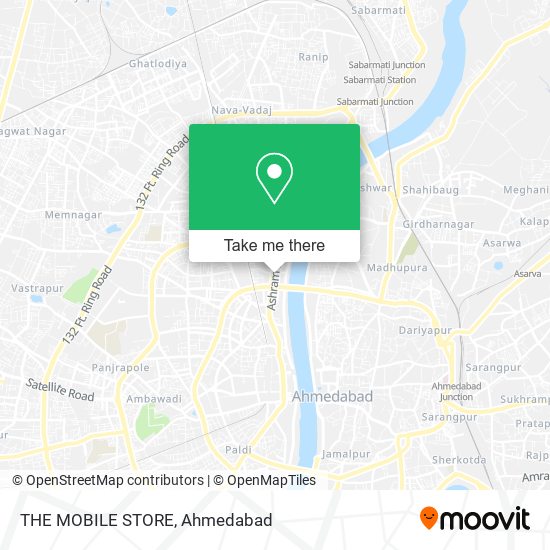 THE MOBILE STORE map