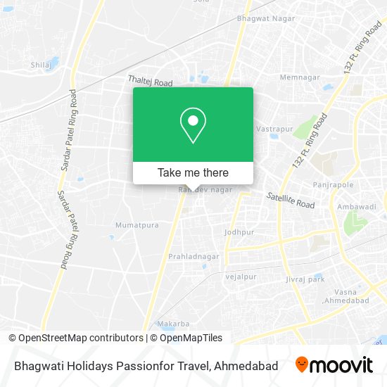 Bhagwati Holidays Passionfor Travel map