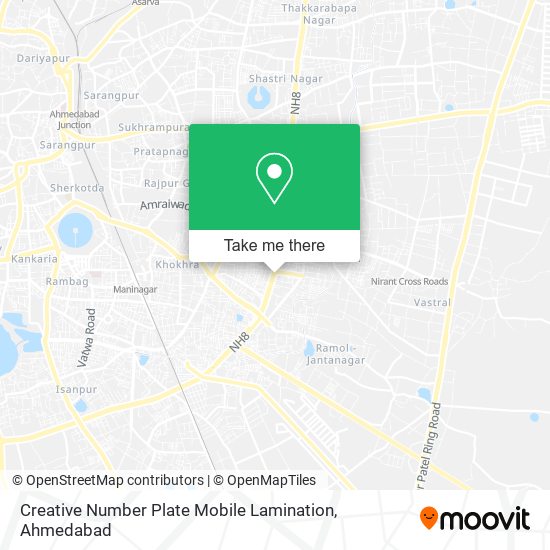 Creative Number Plate Mobile Lamination map