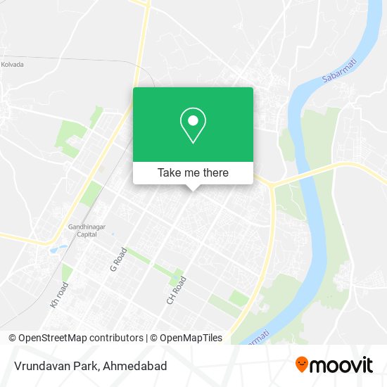 Vrundavan Park map