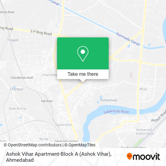 Ashok Vihar Apartment-Block A map