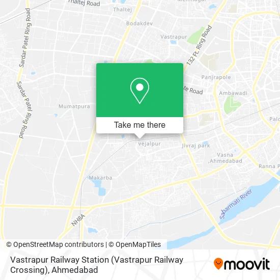 Vastrapur Railway Station (Vastrapur Railway Crossing) map