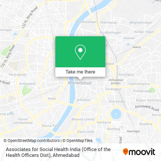 Associates for Social Health India (Office of the Health Officers Dist) map