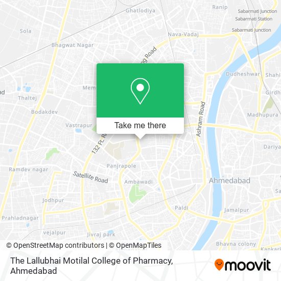The Lallubhai Motilal College of Pharmacy map