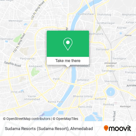 Sudama Resorts map