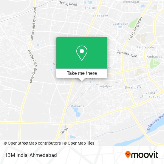 IBM India map