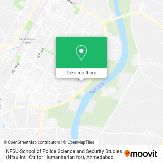 NFSU-School of Police Science and Security Studies (Nfsu-Int'l Ctr for Humanitarian for) map