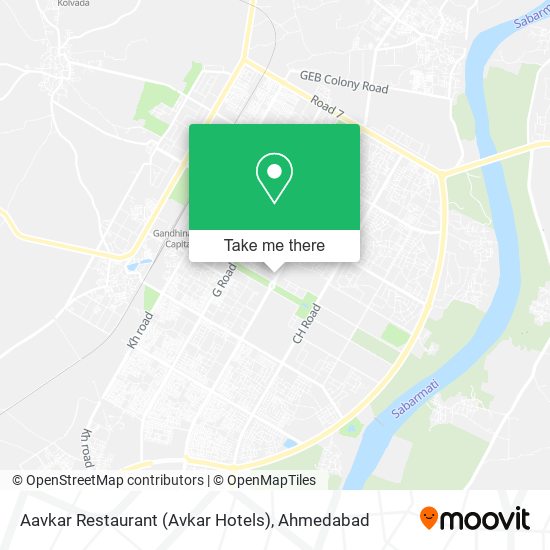 Aavkar Restaurant (Avkar Hotels) map