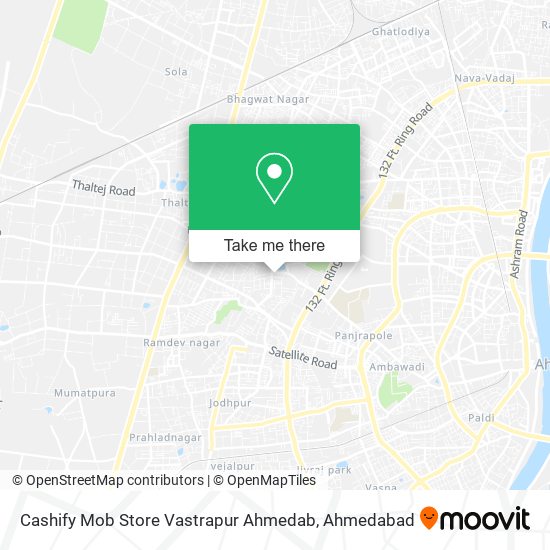 Cashify Mob Store Vastrapur Ahmedab map