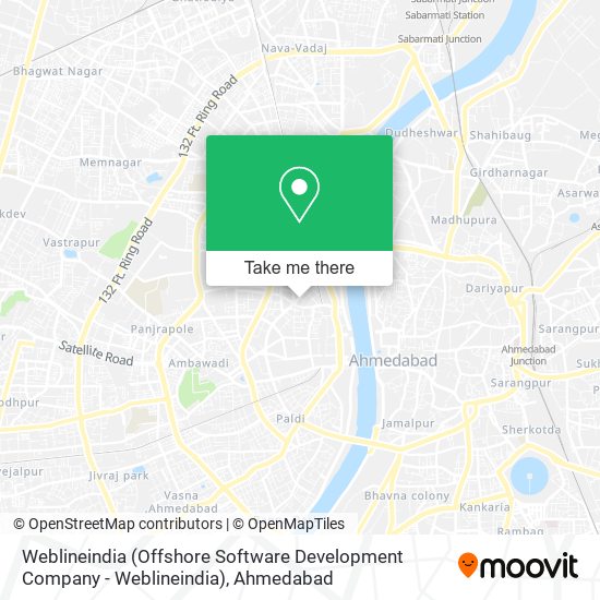 Weblineindia (Offshore Software Development Company - Weblineindia) map