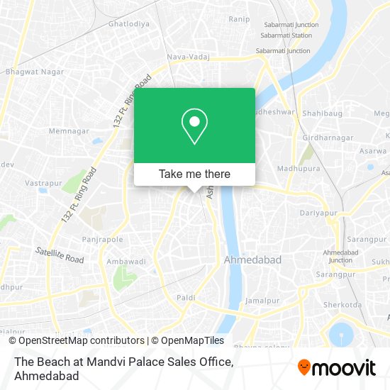 The Beach at Mandvi Palace Sales Office map