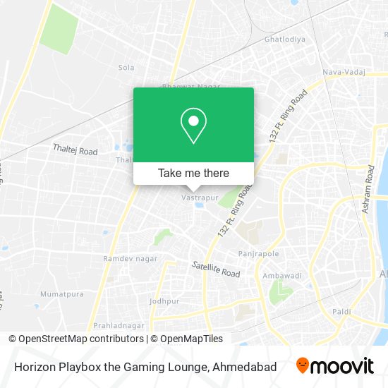 Horizon Playbox the Gaming Lounge map