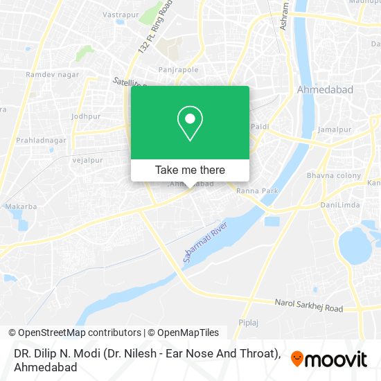 DR. Dilip N. Modi (Dr. Nilesh - Ear Nose And Throat) map