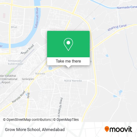 Grow More School map