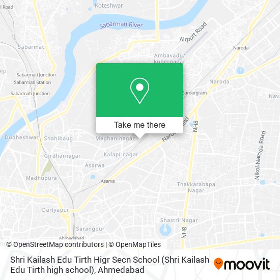 Shri Kailash Edu Tirth Higr Secn School (Shri Kailash Edu Tirth high school) map