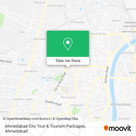 Ahmedabad City Tour & Tourism Packages map