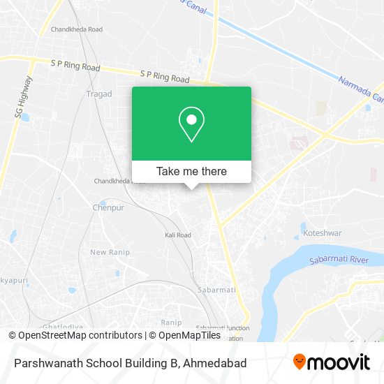 Parshwanath School Building B map
