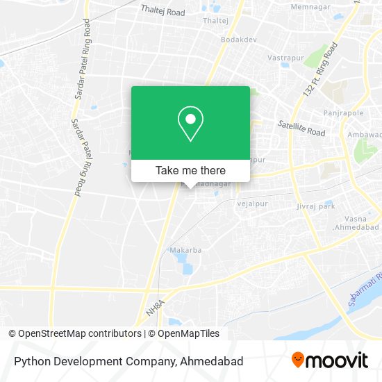 Python Development Company map