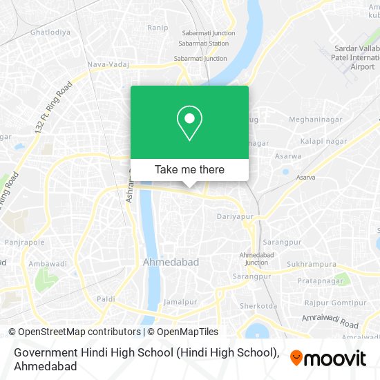 Government Hindi High School map