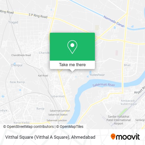 Vitthal Square (Vitthal A Square) map