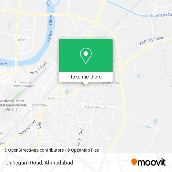 Dahegam Road map