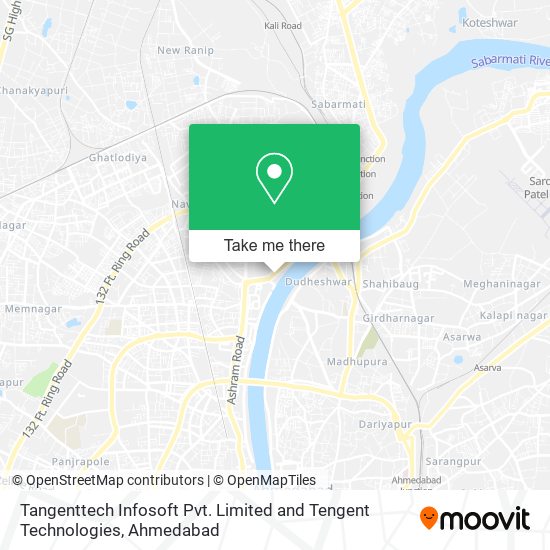 Tangenttech Infosoft Pvt. Limited and Tengent Technologies map