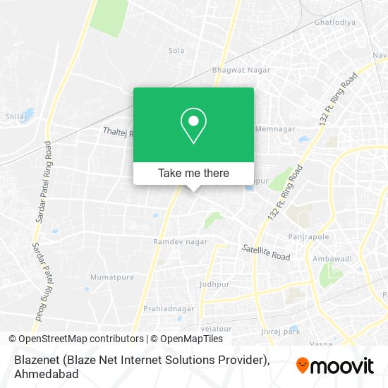 Blazenet (Blaze Net Internet Solutions Provider) map