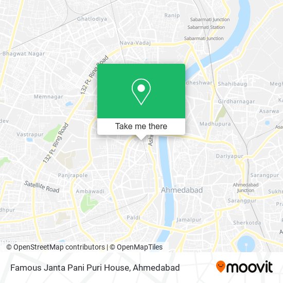 Famous Janta Pani Puri House map