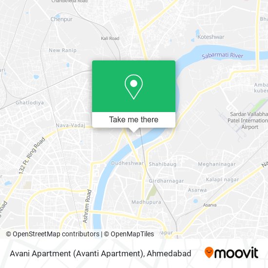 Avani Apartment (Avanti Apartment) map