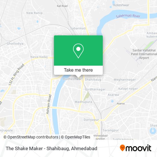 The Shake Maker - Shahibaug map